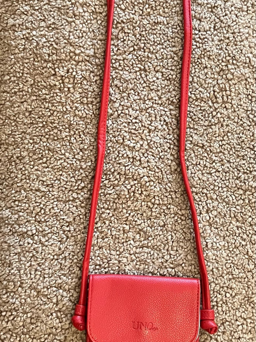 UNOde50 Red Crossbody Phone Bag - Compact Women's Bag - Picture 5 of 6